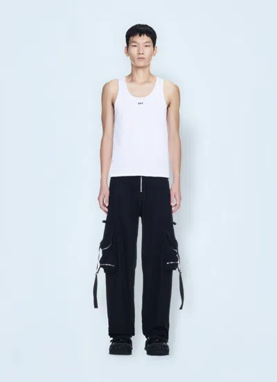Off-white Off White Men Off Stamp Rib Tank Top