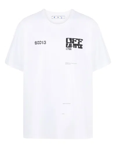Pre-owned Off-white Men's Off Tech Marker T-shirt In White