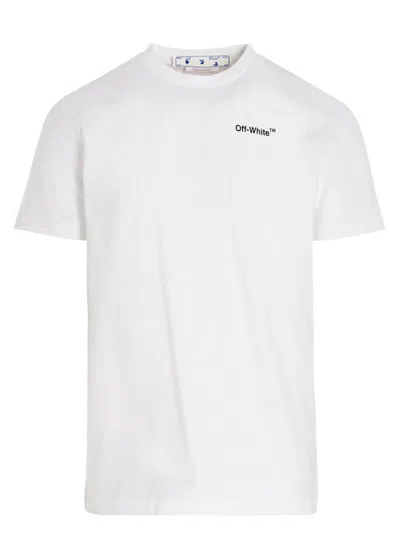 Pre-owned Off-white Men's Off Text Logo Caravaggio Saint Jerome Writing Arrows Slim Fit T-shirt In White/black
