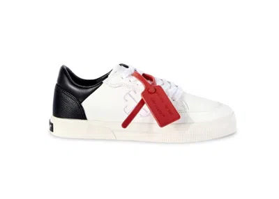 Pre-owned Off-white Men's Off Vulc Low Sneakers In White/black
