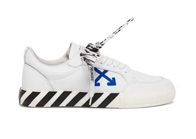Pre-owned Off-white Men's Off Vulc Lowss21 Sneakers In White/black/blue