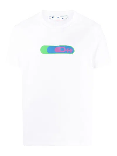 Pre-owned Off-white Men's Off Weed Hands Off Logo Tshirtin White