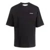 Off-white Graphic Print Short Sleeve Crew Neck T-shirt In Black