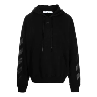 Off-white Men's  Arrow Pattern Plain Weave Knit Black