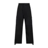 Off-white Seasonal Nylon Patch Peach Baggy Sweatpants In Black
