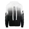 Off-white Men's  Colorblock Drawstring Zipper Knit Jacket Black In Gray