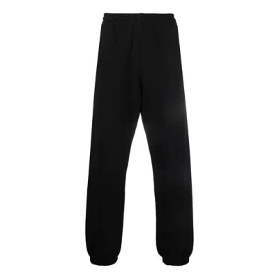 OFF-WHITE MEN'S OFF-WHITE FW21 ARROW LOGO PATTERN SPORTS PANTS/TROUSERS/JOGGERS BLACK