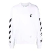 Off-white Caravaggio Arrows Printed Sweatshirt In White