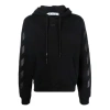 Off-white Men's  Arrow Pattern Plain Weave Knit Black