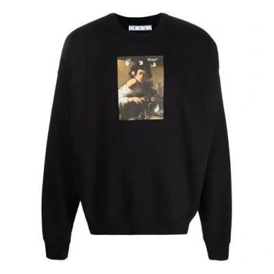 Off-white Men's  Fw21 Caravaggio Printing Loose Fit Black