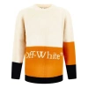 Off-white Logo-embroidered Jumper In Multi
