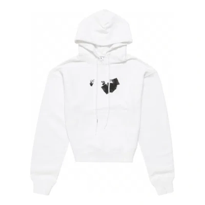 Off-white Men's  Fw21 Logo Printing Pullover Loose Version White