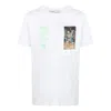 Off-white Men's  Fw22 Alphabet Character Printing Round Neck Short Sleeve White T-shirt In White