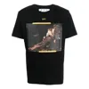Off-white Caravaggio Printed Cotton T-shirt Black In Black