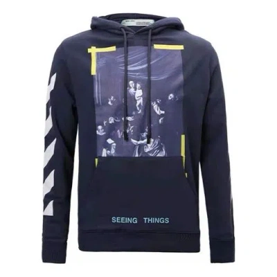 Off-white Men's  Painting Navy Blue