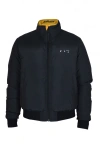 Off-white Puffer Jacket In Yellow
