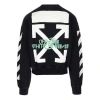 Off-white Men's  Pullover Loose Printing Black In Multi