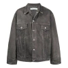Off-white Men's  Ss21 Denim Jacket Ordinary Version Gray
