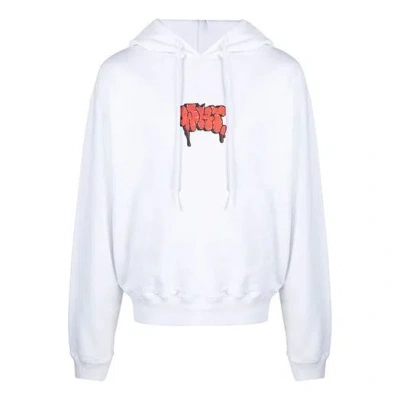 Off-white Men's  Ss21 Graffiti Printing Logo White