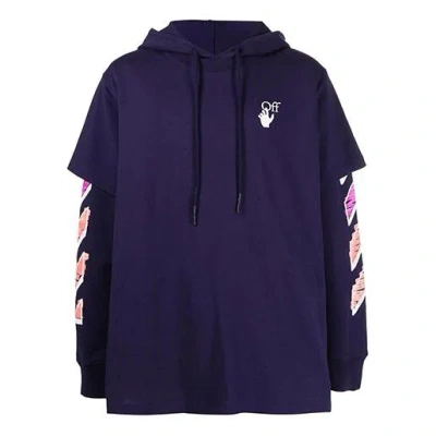 Off-white Men's  Ss21 Purple In Blue