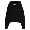 Off-white Men's  Ss22 Caravaggio Painting Printing Hooded Long Sleeves Black