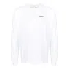Off-white Off- Brushed Cotton Arrow Embroide Men's Sweatshirt