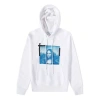 Off-white Monalisa Over Hooded Sweatshirt In White