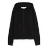 Off-white Men's  Ss22 Printing Zipper Jacket Black