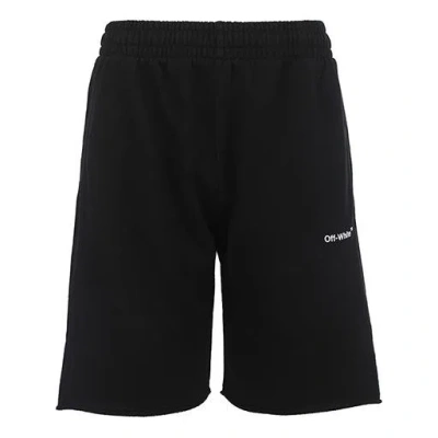 Off-white Men's  Ss22 Side Logo Arrow Printing Shorts Loose Fit Black