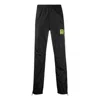 Off-white Men's  Ss22 Solid Color Label Elastic Waistband Sports Pants/trousers/joggers Version Black