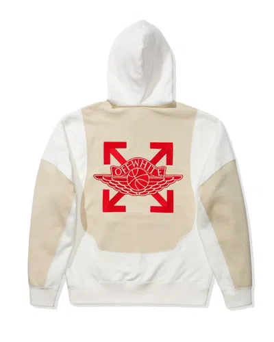 Pre-owned Off-white Men's Off X Jordan Hoodie (us Sizing) In White