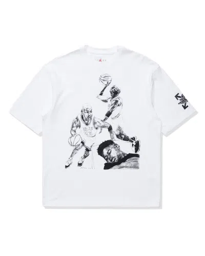 Pre-owned Off-white Men's Off X Jordan T-shirt In White