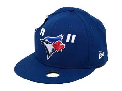 Pre-owned Off-white Men's Off X Mlb Toronto Jays Cap In Blue/red/white