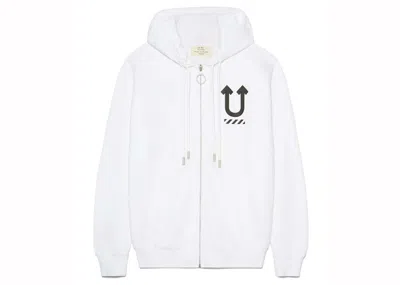 Pre-owned Off-white Men's Off X Undercover Crossover Double Sided Logo Jacket In White
