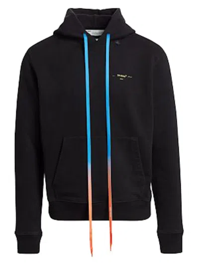 Pre-owned Off-white Men's Offwhite Acrylic Arrows Hoodie In Black/yellow