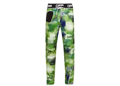 Pre-owned Off-white Men's Offwhite Active Jungle Leggings In Green Camo