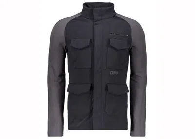 Pre-owned Off-white Men's Offwhite Active Windblock Seamless Slim Fit Jacket In Black