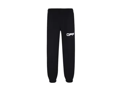 Pre-owned Off-white Men's Offwhite Airport Tape Long Sweatpants In Black/beige