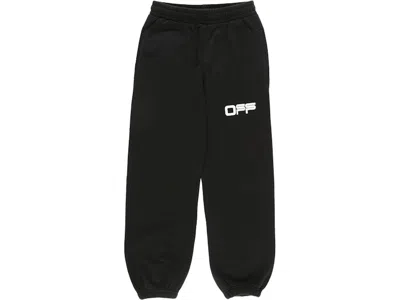 Pre-owned Off-white Men's Offwhite Airport Tape Short Sweatpants In Black/beige In Multi
