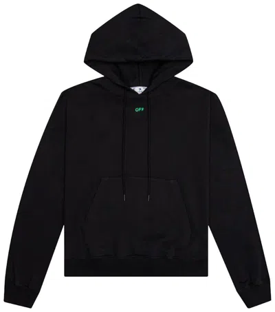 Pre-owned Off-white Men's Offwhite Alien Mush Boxy Hoodie In Black/green