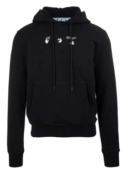 Pre-owned Off-white Men's Offwhite Bolt Arrows Hoodie In Black