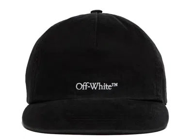Pre-owned Off-white Men's Offwhite Bookish Baseball Cap In Black