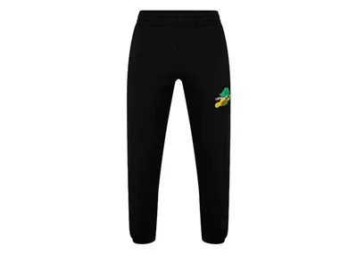 Pre-owned Off-white Men's Offwhite Brush Arrow Slim Shorten Sweatpants In Black