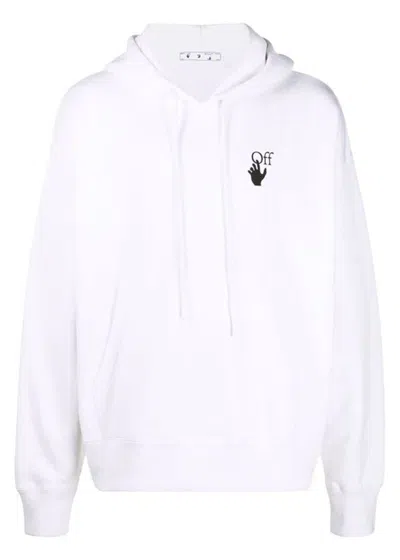 Pre-owned Off-white Men's Offwhite Bubble Arrows Hoodie In White Black In Multi