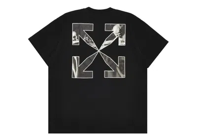 Pre-owned Off-white Men's Offwhite Caravag Arrow Over T-shirt In Black