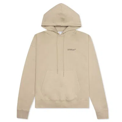 Pre-owned Off-white Men's Offwhite Caravag Crowning Over Hoodie In Cream In White