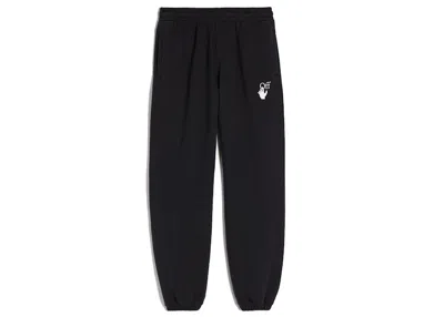Pre-owned Off-white Men's Offwhite Caravaggio Arrows Sweatpants In Black