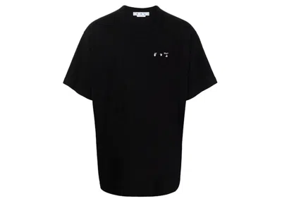 Pre-owned Off-white Men's Offwhite Caravaggio Back Print Oversized T-shirt In Black