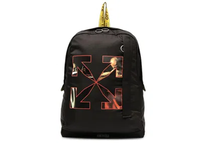 Pre-owned Off-white Men's Offwhite Caravaggio Backpack In Black