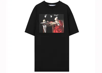 Pre-owned Off-white Men's Offwhite Caravaggio Jersey T-shirt In Black